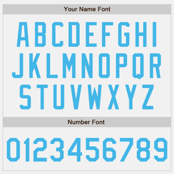 Custom White Sky Blue Pinstripe Sky Blue Authentic Two Tone Baseball Jersey