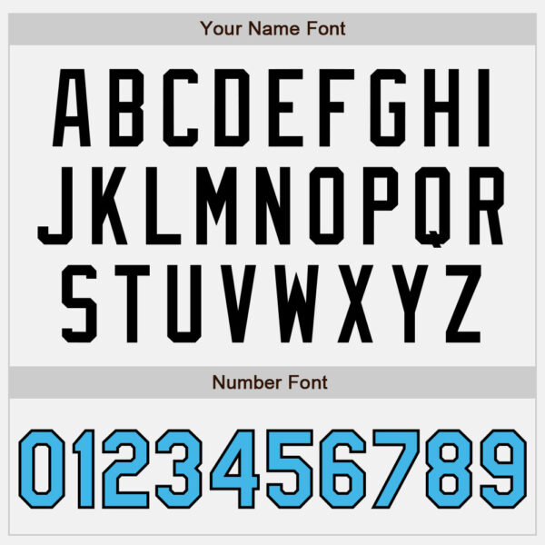 Custom White Sky Blue Pinstripe Black Authentic Two Tone Baseball Jersey