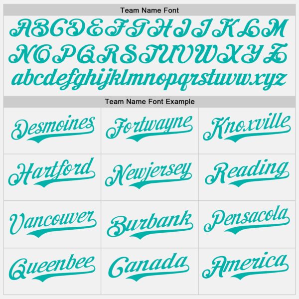 Custom White Aqua Pinstripe Aqua Authentic Two Tone Baseball Jersey