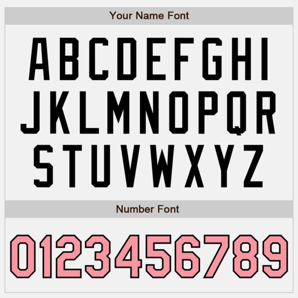 Custom White Medium Pink Pinstripe Black Authentic Two Tone Baseball Jersey