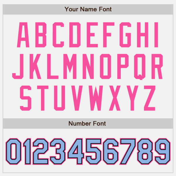 Custom White Black Pinstripe Light Blue-Pink Authentic Two Tone Baseball Jersey