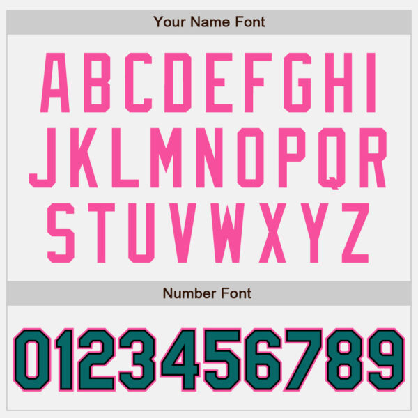 Custom White Black Pinstripe Teal-Pink Authentic Two Tone Baseball Jersey