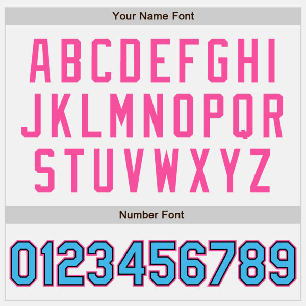 Custom White Black Pinstripe Sky Blue-Pink Authentic Two Tone Baseball Jersey