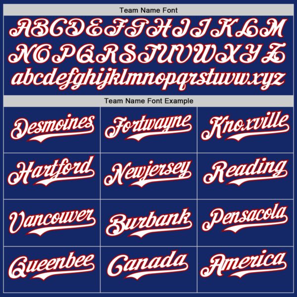 Custom Royal Red Pinstripe White Authentic Two Tone Baseball Jersey