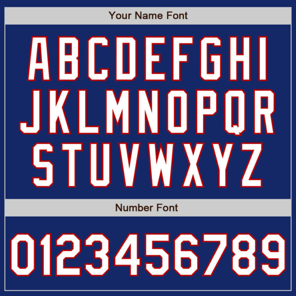 Custom Royal Red Pinstripe White Authentic Two Tone Baseball Jersey