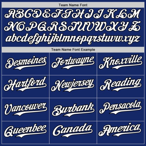 Custom Royal Black Pinstripe White Authentic Two Tone Baseball Jersey