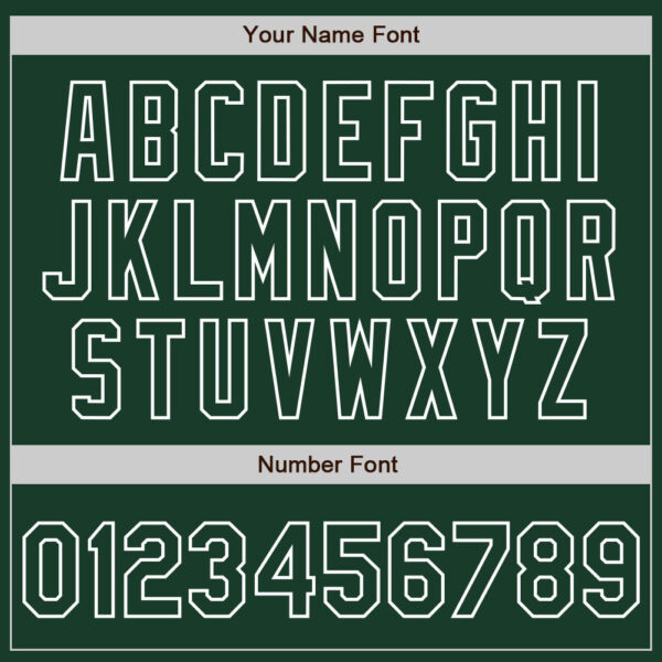 Custom Green White Pinstripe White Authentic Two Tone Baseball Jersey