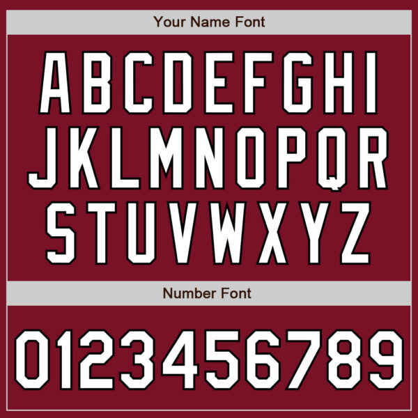 Custom Crimson Black Pinstripe White Authentic Two Tone Baseball Jersey