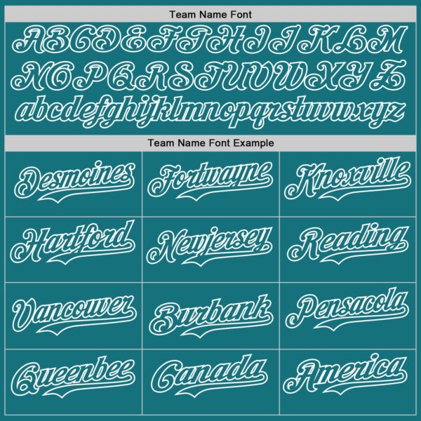 Custom Teal White Pinstripe White Authentic Two Tone Baseball Jersey