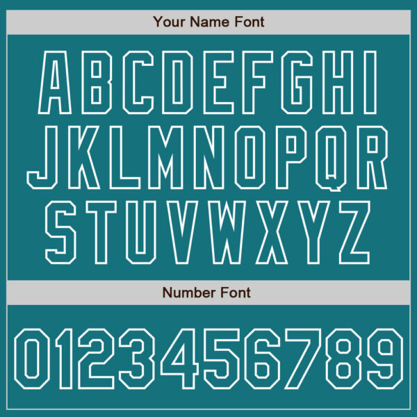 Custom Teal White Pinstripe White Authentic Two Tone Baseball Jersey