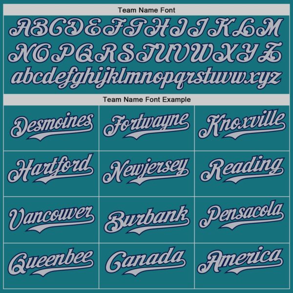 Custom Teal Navy Pinstripe Gray Authentic Two Tone Baseball Jersey