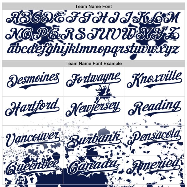 Custom White Navy-Yellow Splatter Camo Two Tone Authentic Baseball Jersey