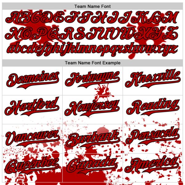 Custom White Red Black-Yellow Splatter Camo Two Tone Authentic Baseball Jersey