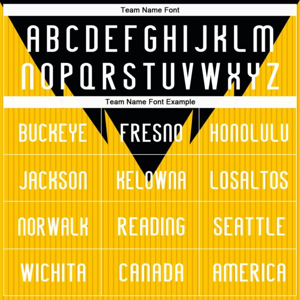 Custom Yellow White-Black Line Sublimation Volleyball Uniform Jersey