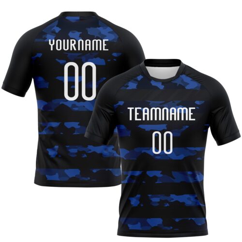 Volleyball0091 Custom Black White Camo Shape Sublimation Volleyball Uniform Jersey