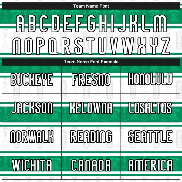 Custom White Black-Kelly Green Abstract Shape Sublimation Volleyball Uniform Jersey