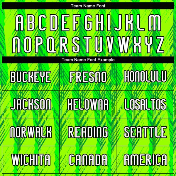 Custom Neon Green White-Black Geometric Shape Sublimation Volleyball Uniform Jersey