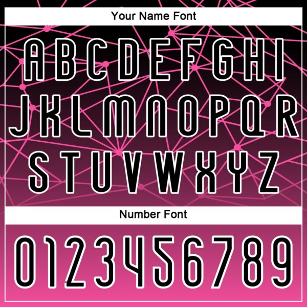 Custom Pink Black-White Abstract Network Sublimation Volleyball Uniform Jersey