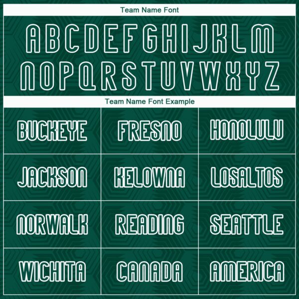 Custom Midnight Green White Geometric Shape Sublimation Volleyball Uniform Jersey