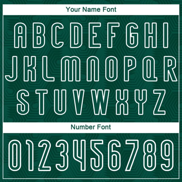 Custom Midnight Green White Geometric Shape Sublimation Volleyball Uniform Jersey