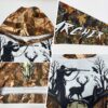 Custom Camo White-Black 3D Gun Hunter Deer Hunting Sports Pullover Sweatshirt Hoodie