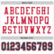 Custom White Navy-Red Mesh Authentic Throwback Football Jersey