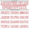 Custom White White-Red Mesh Authentic Football Jersey