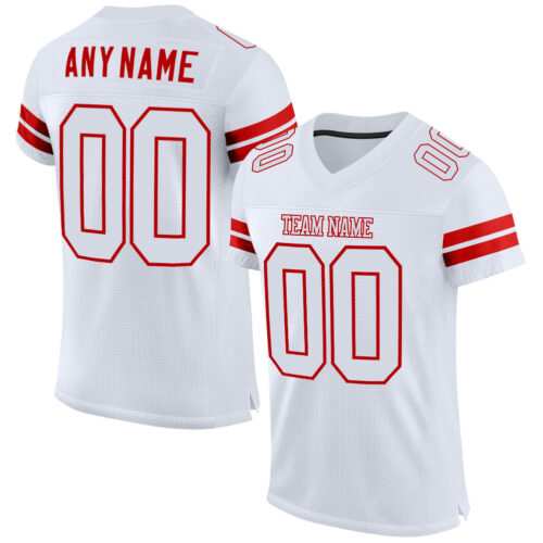 White0863_9e485c27-d9b1-4042-9121-4ca5e8ab048c Custom White White-Red Mesh Authentic Football Jersey
