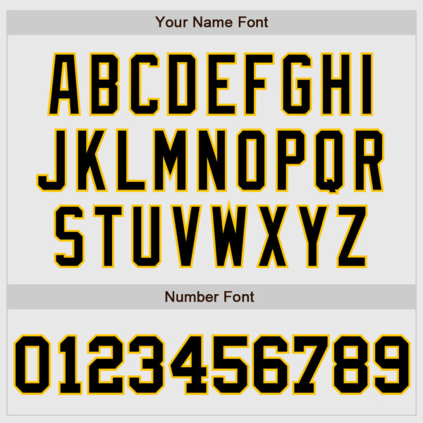 Custom White Black Pinstripe Black-Gold Authentic Baseball Jersey