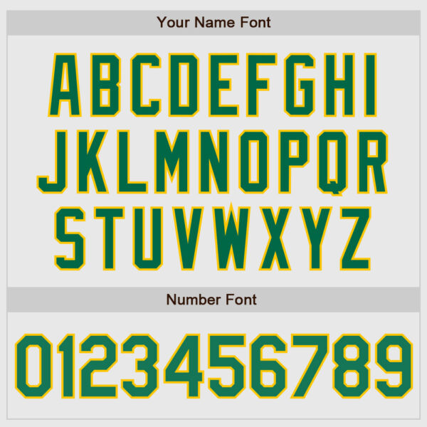 Custom White Kelly Green Pinstripe Kelly Green-Gold Authentic Baseball Jersey