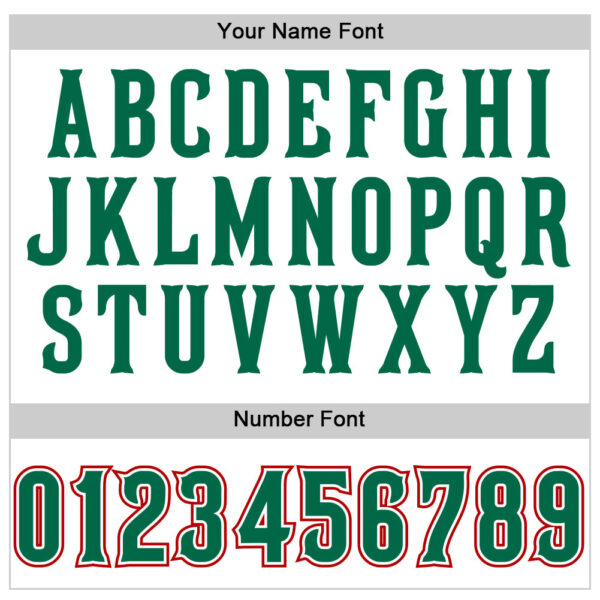 Custom White Kelly Green-Red Authentic Sleeveless Baseball Jersey