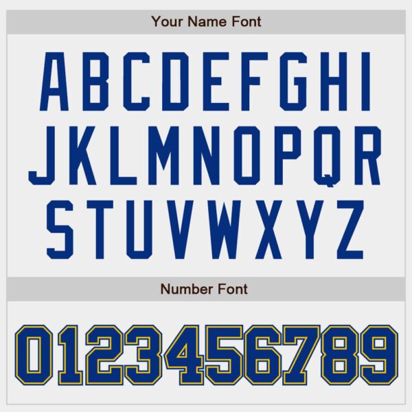 Custom White Royal-Gold Authentic Baseball Jersey