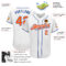 Custom White Orange-Royal Authentic Baseball Jersey