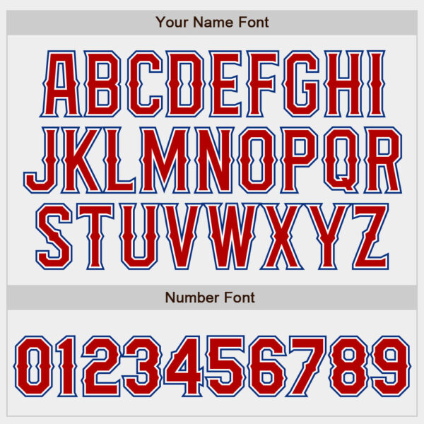 Custom White Red-Royal Authentic Baseball Jersey