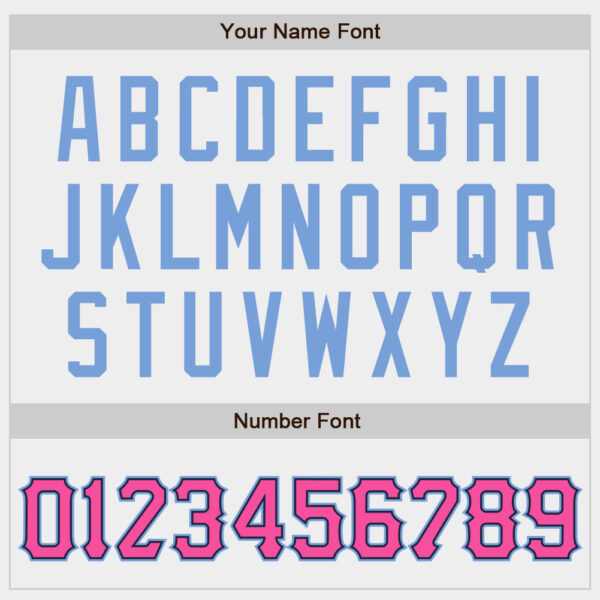 Custom White Pink-Light Blue Authentic Baseball Jersey