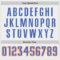 Custom White Blue-Orange Authentic Baseball Jersey
