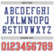 White1003-3 Custom White Orange-Royal Mesh Authentic Throwback Football Jersey