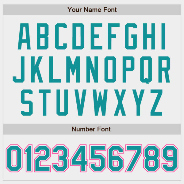 Custom White Teal-Pink Authentic Baseball Jersey