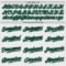 Custom White Kelly Green-Black Authentic Baseball Jersey
