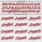 Custom White Gray-Red Authentic Baseball Jersey