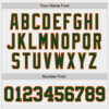 Custom White Green-Orange Authentic Baseball Jersey