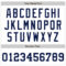 Custom White Navy Pinstripe Navy Authentic Baseball Jersey