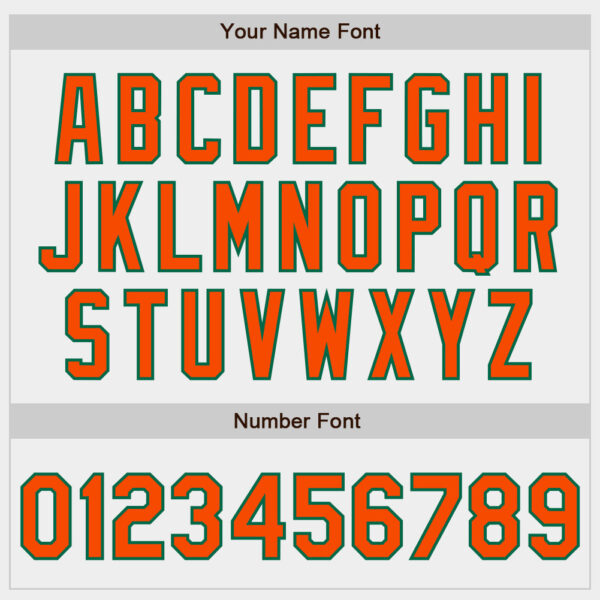 Custom White Orange-Kelly Green Authentic Baseball Jersey