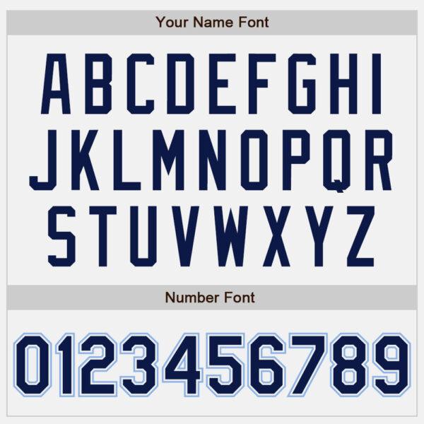 Custom White Navy-Light Blue Authentic Baseball Jersey