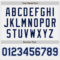 Custom White Navy-Light Blue Authentic Baseball Jersey