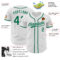 Custom White Kelly Green Authentic Baseball Jersey