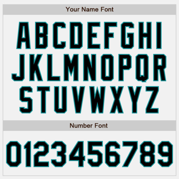 Custom White Black-Teal Authentic Baseball Jersey