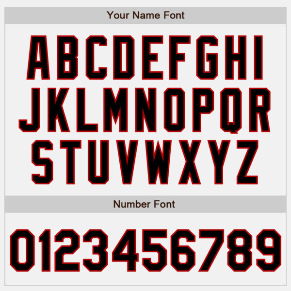 Custom White Black Pinstripe Black-Red Authentic Baseball Jersey