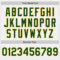 Custom White Green Pinstripe Green-Gold Authentic Baseball Jersey