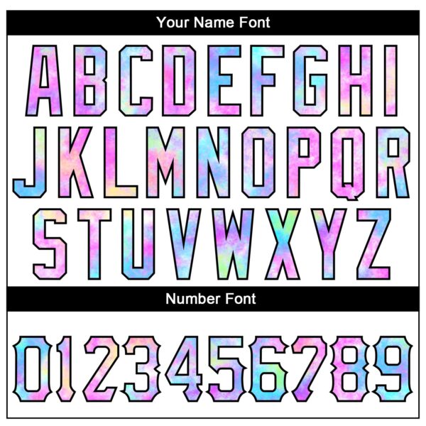 Custom White Black Pinstripe Tie Dye Authentic Baseball Jersey